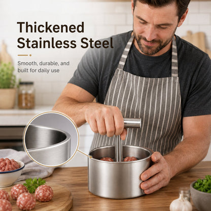 Meatball Molding Tool: Batch Form Perfect Meatballs in Seconds for Home Kitchen & Commercial Food Prep