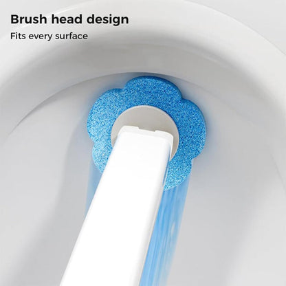 Disposable Toilet Cleaning System: Toilet Brush & Holder Kit with 18PCS Pre-Soaked Cleaner