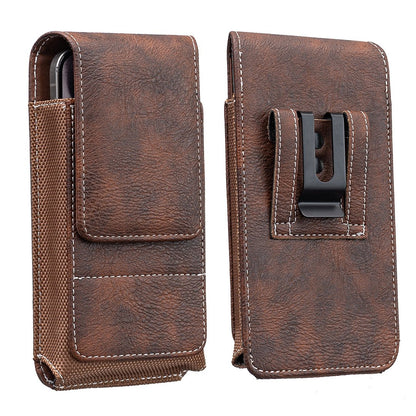 ⚡Großer Rabatt | Handy-Gürteltasche 📱 Leder-Holster mit mehreren Fächern und Kartenhalter