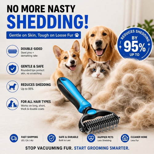 🐾Double-Sided Pet Grooming Brush