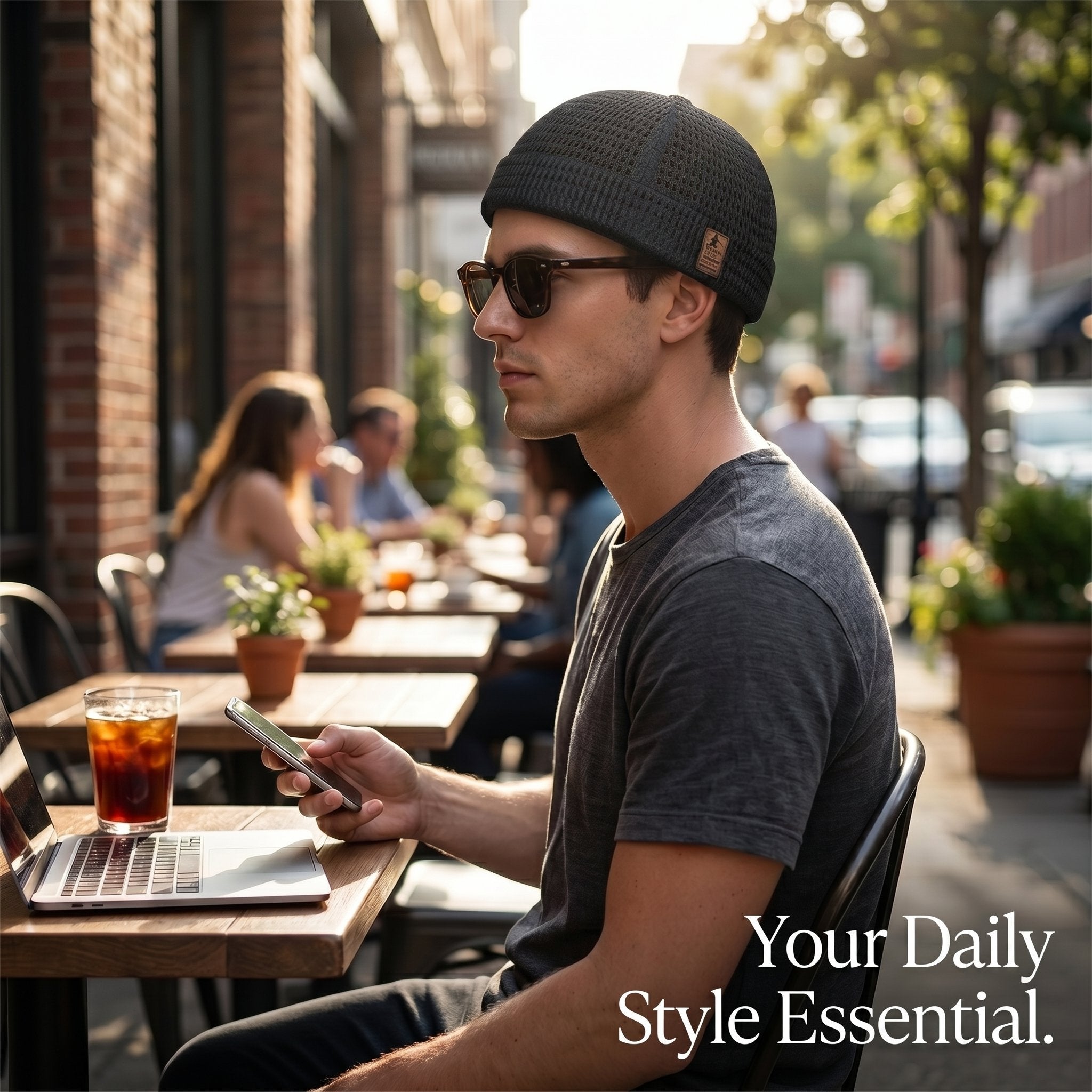 🧢 Everyday Mesh Cap – No Sweat, Just Comfort (Fits Most)