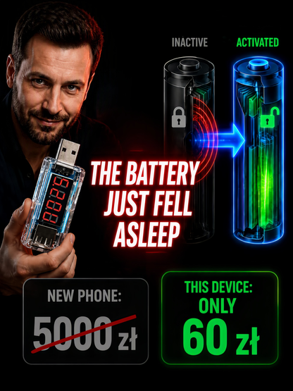 🔌USB Smartphone Battery Repair Dongle – Plug‑&‑Play, No Disassembly, Optimise Your Phone Battery Performance!