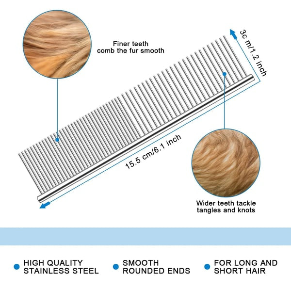 🐾 Professional Deshedding Tool for Dogs & Cats – Gentle, Efficient & Fur-Free Home ✨💖