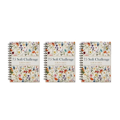 📗75 Soft Challenge Journal For Women | The Gentle Habit Tracker That Helps You Finish What You Start