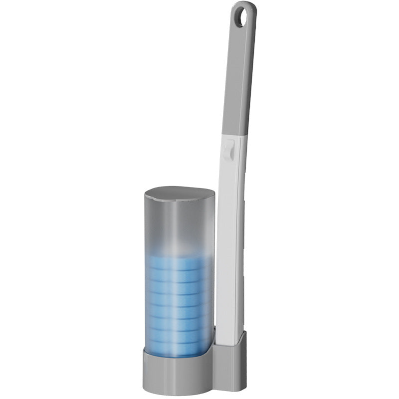 Disposable Toilet Cleaning System: Toilet Brush & Holder Kit with 18PCS Pre-Soaked Cleaner