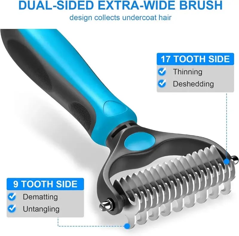 🐾Double-Sided Pet Grooming Brush