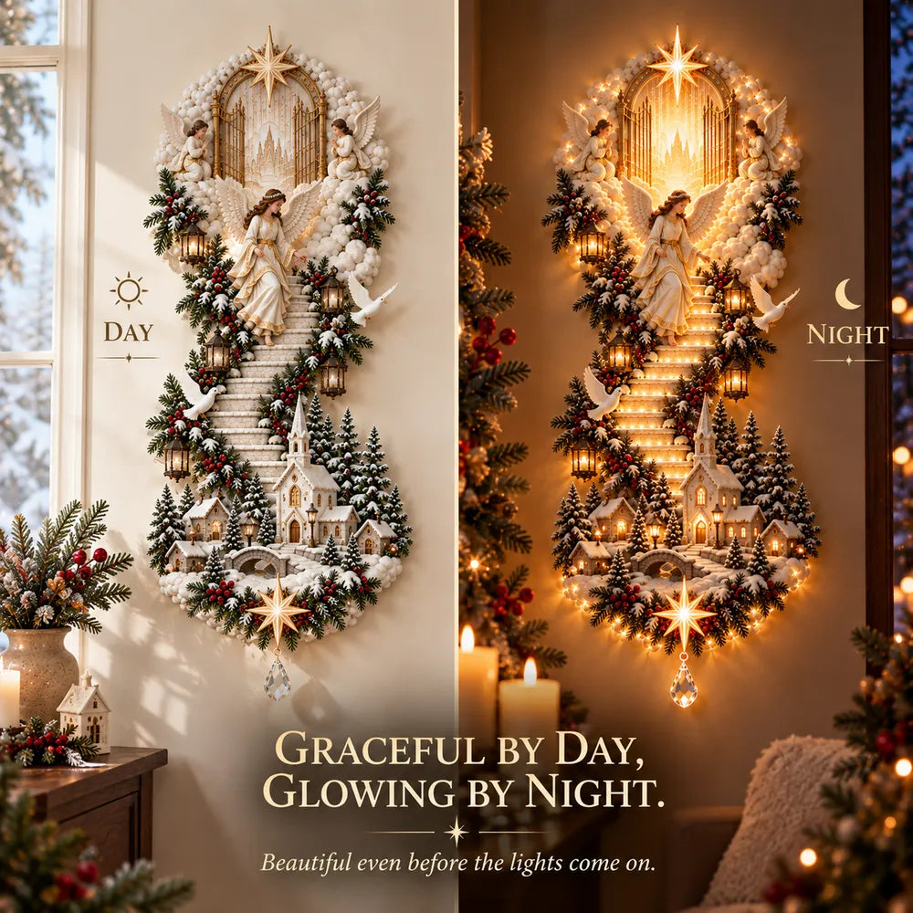 ✨ Jesus Light of Heaven Christmas Wall Hanging✝️
