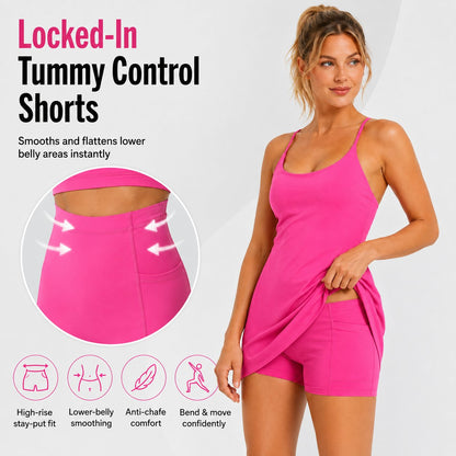 Free-Flow 3-in-1 Bauchkontrolle Sportkleid