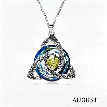 💝Birthstone Celtic Knot Necklace for Women