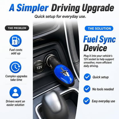🚗 2026 New Upgrade FuelShark Fuel Sync Device – Automotive Gas Saver for Cars & Trucks, Spill Saver