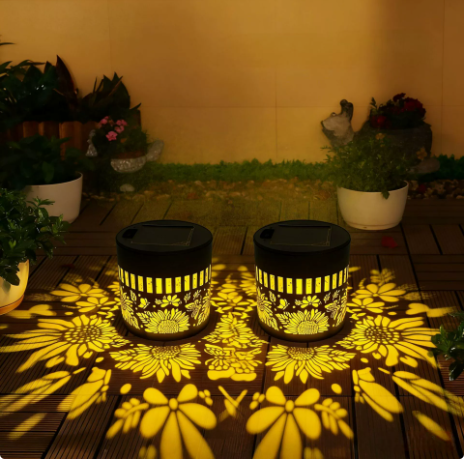 ⏰limited-time 50% OFF🌞Solar Mandala Light – Stunning Pattern Projection, 2-in-1 Floor & Wall Design