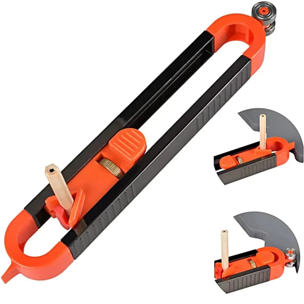Contour Gauge Scribe Tool with Lock and Pencil