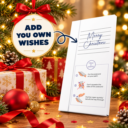 ✨Christmas Exploding Confetti Surprise Card – Pop-Up Joy in Every Envelope 🎄✨