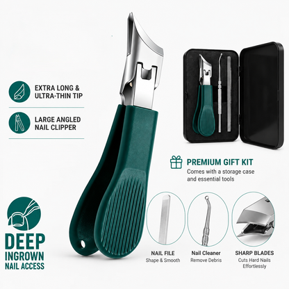Premium 3-Piece Eagle Beak Nail Clipper Set