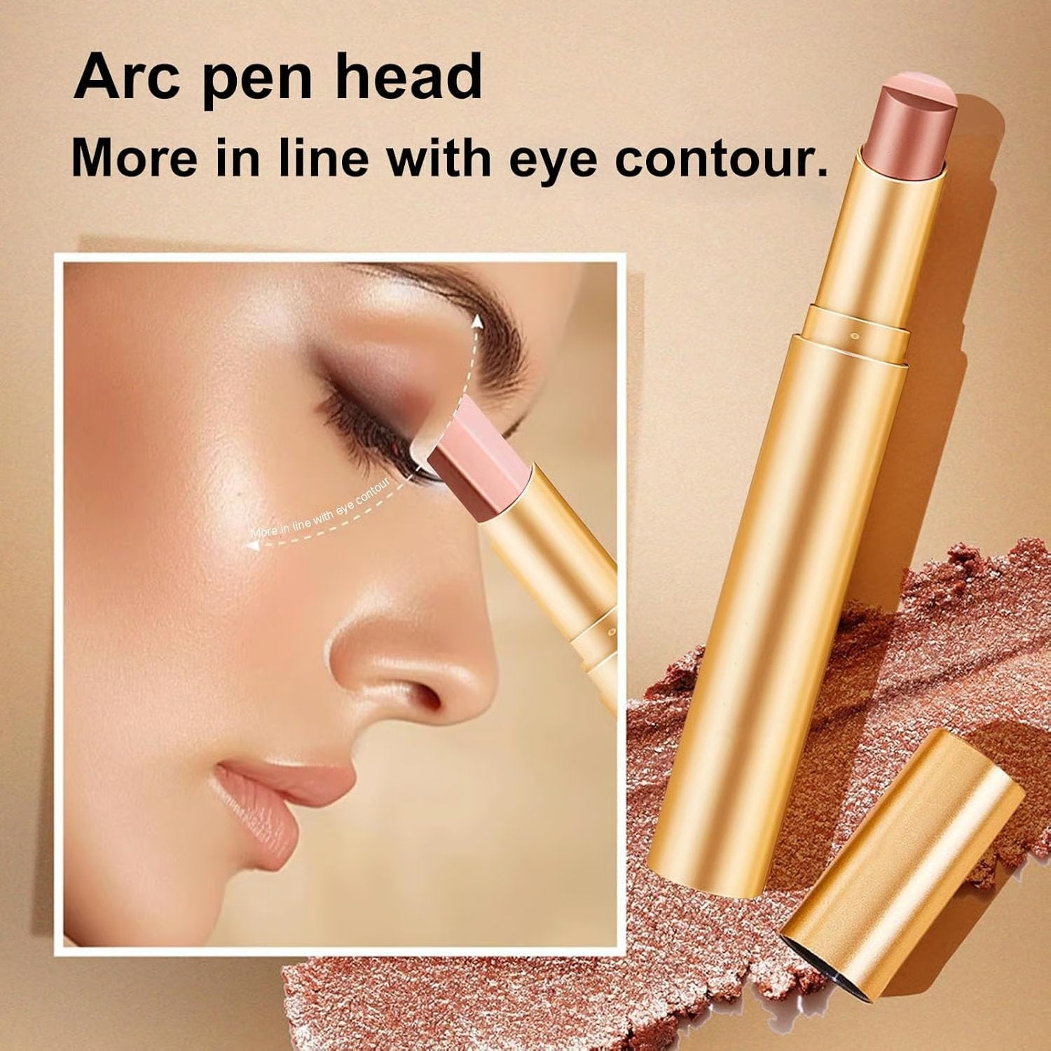 ✨3 Shade Cream Eyeshadow Stick | Smooth & Blendable