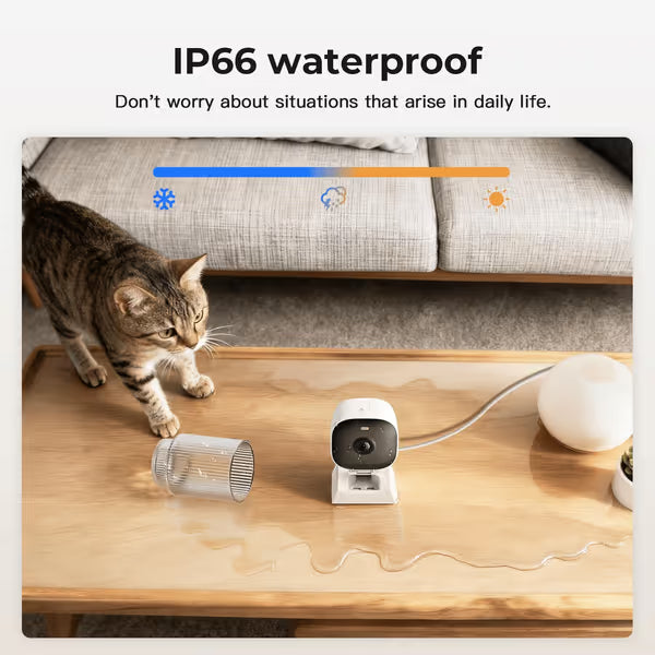 🔥 Crystal-clear security 2K camera 🎥 Color Night Vision 🌙 24/7 Recording & Smart Alerts 🚨 Easy Install! 🔒