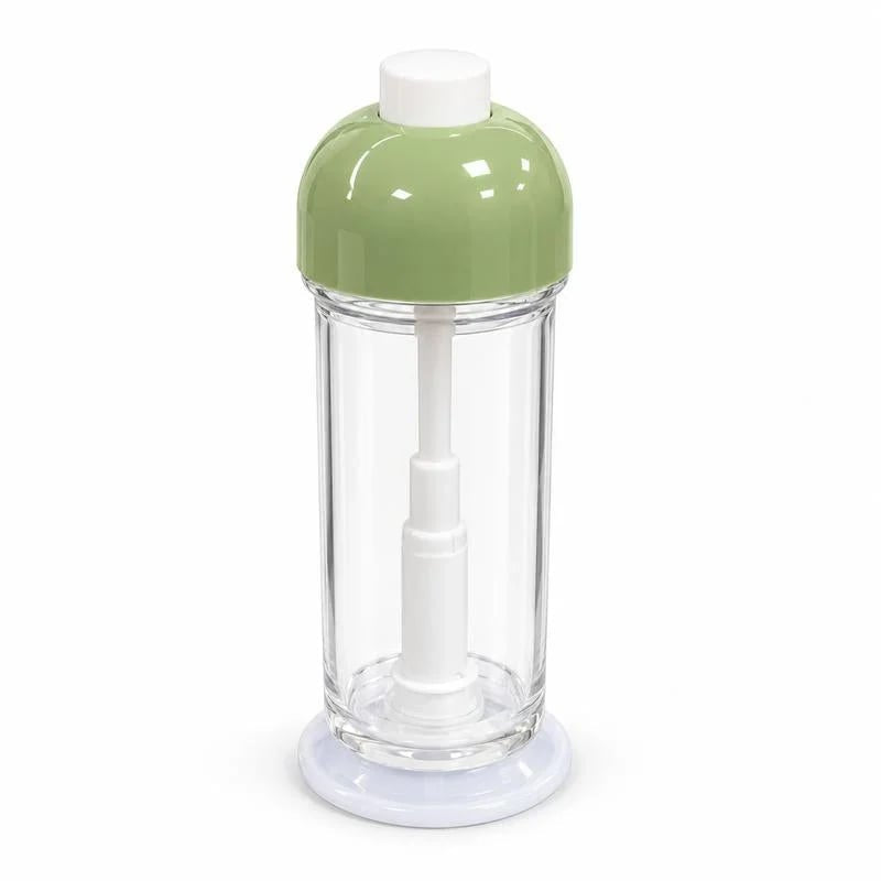 Soft green refillable bottom-nozzle oil sprayer