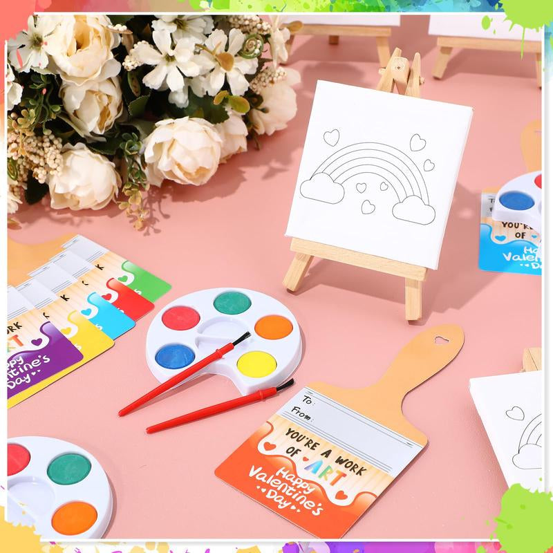 Mini Watercolor Paint Sets For Valentines Day Gifts