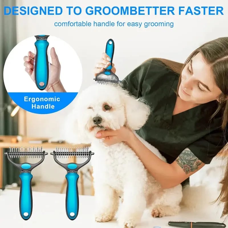 🐾Double-Sided Pet Grooming Brush