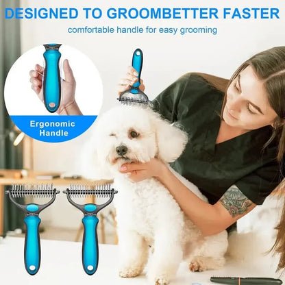 🐾Double-Sided Pet Grooming Brush