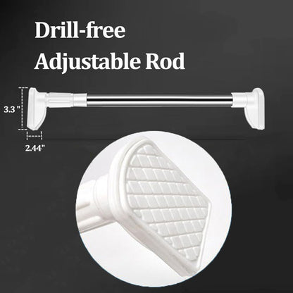 Drill-Free Adjustable Rod