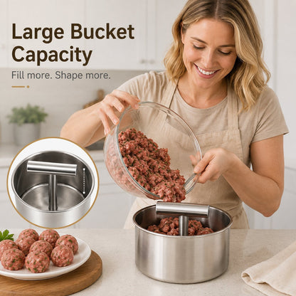 Meatball Molding Tool: Batch Form Perfect Meatballs in Seconds for Home Kitchen & Commercial Food Prep