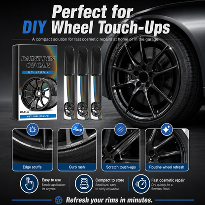 Wheel Scratch Repair Pen — Fix Curb Rash in 10 Min | Rust-Proof Formula