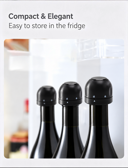 💥🔥 Silicone-sealed Wine, Beer and Champagne Stopper
