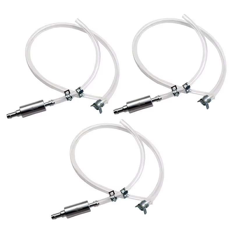 Car Brake Bleeder Hose Kit with One Way Check Valve,Durable Brake Fluid Bleeder Hoses Replacement