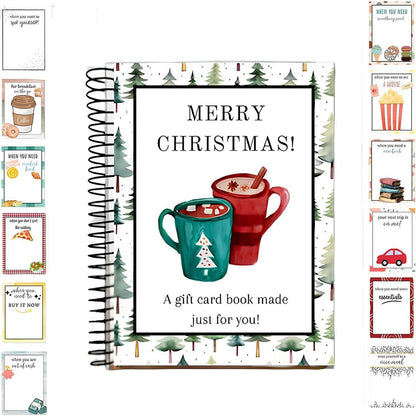 Carnet de cartes-cadeaux de Noël