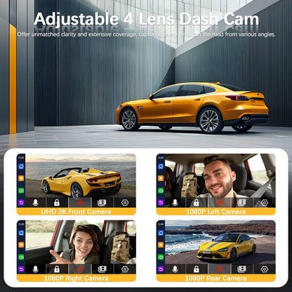 🔥360° Car DVR WiFi Dash Cam Video Recorder