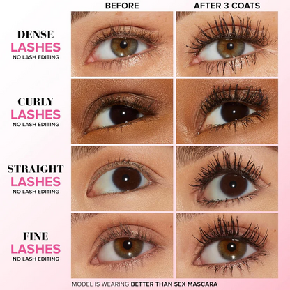 Last Day Buy 1 Get 1 Free✨Lengthening & Curling Mascara – Waterproof, Smudge-Proof Lash Booster
