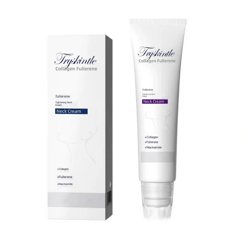 Roller Massage Neck Cream 🧴 Collagen & Hyaluronic Acid | Firms Neck, Reduces Wrinkles & Double Chin✨