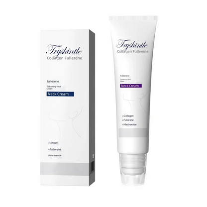 Roller Massage Neck Cream 🧴 Collagen & Hyaluronic Acid | Firms Neck, Reduces Wrinkles & Double Chin✨