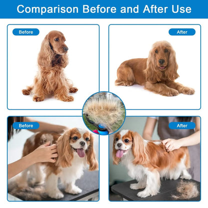 🐾 Professional Deshedding Tool for Dogs & Cats – Gentle, Efficient & Fur-Free Home ✨💖