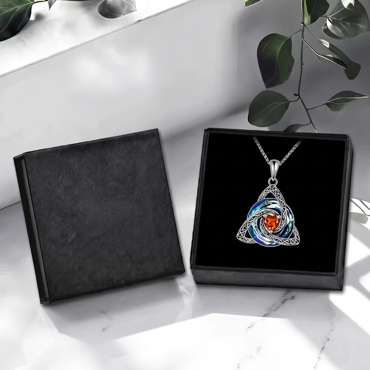 💝Birthstone Celtic Knot Necklace for Women