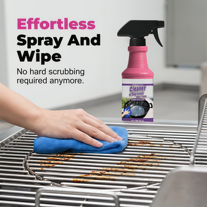 🔥Fast-Acting Heavy-Duty Grill Degreaser Spray