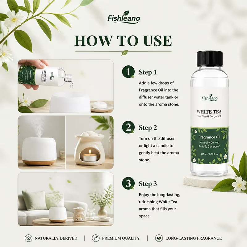 White Tea Fragrance Oil Refill