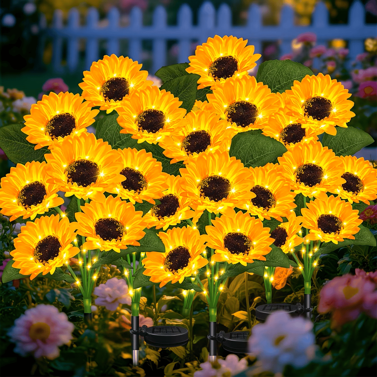 🌞Solar LED Sunflower Garden Lights