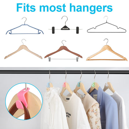 100PCS Space Saving Hanger Connector Hooks