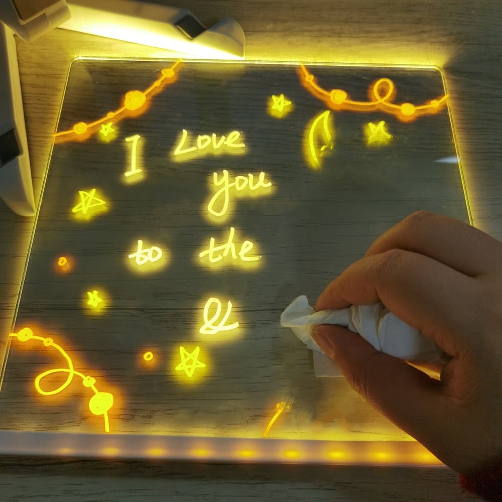 ✨LAST WEEK SPECIAL PRICE: $24.99!!⏳🎨Luminous Led Drawing Board For Children