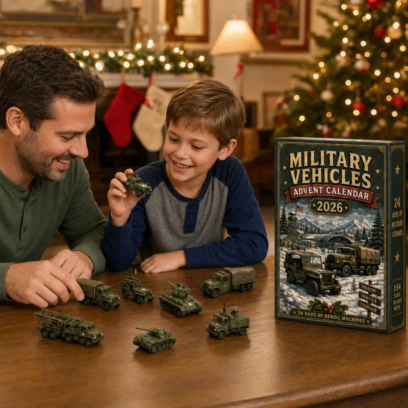 💯🚜🚗🎄2026 Vehicle Advent Calendar Collection – 24 Days of Classic Machines, Trucks & Military Legends 🎁✨