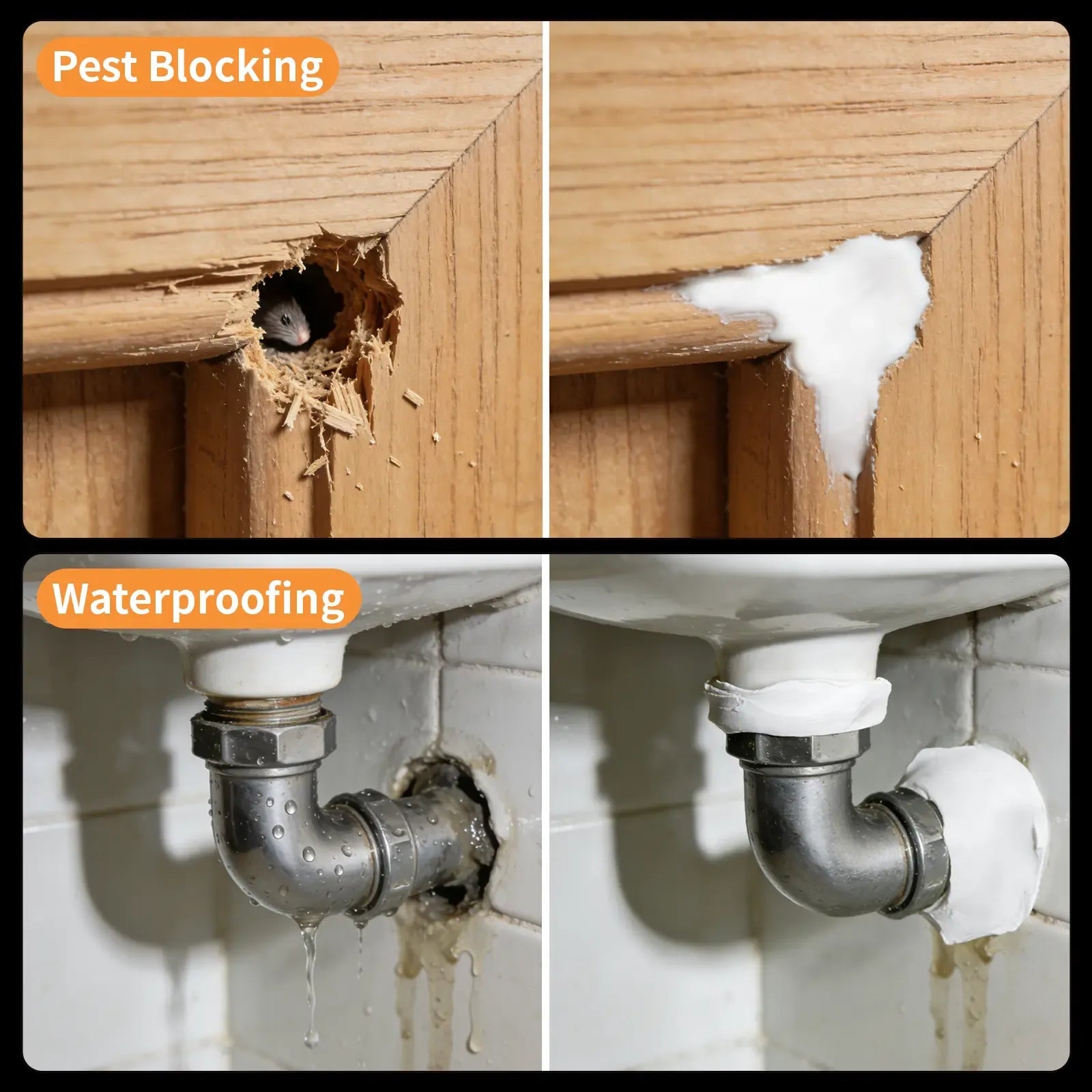 10Pcs Professional Sealant Clay - Anti-Insect Wall Hole Filler Mud
