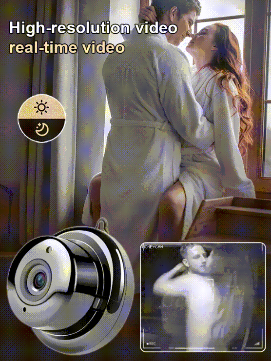 [Upgraded ultra-invisible] No-plug camera