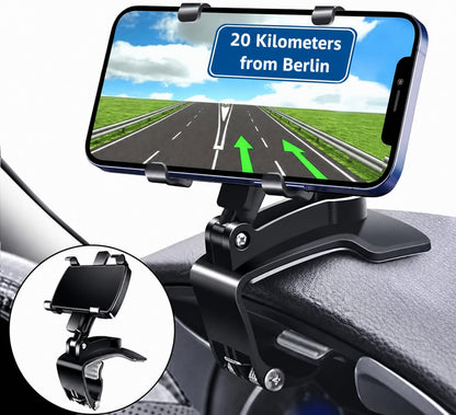 360-Degree Rotatable Car Dashboard Phone Holder