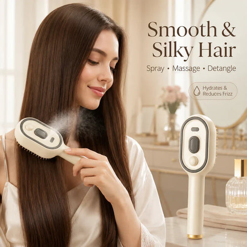 🔥LAST DAY 49% OFF-Electric Spray Air Cushion Massage Comb
