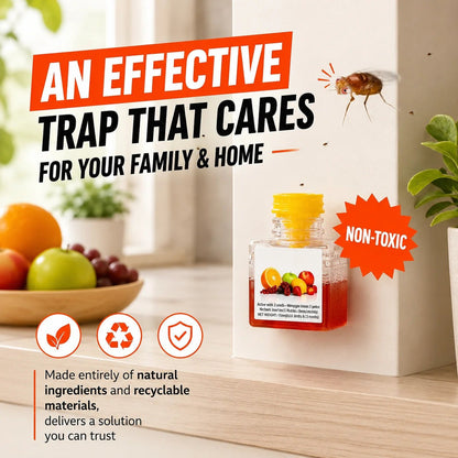 BUY 2 GET 1 FREE🔥Ultra-Strong Fruit Fly Trap - User Friendly (Up to 3 Weeks per Bottle)