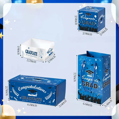 2026 Graduation Explosion Pop Gift Box 🎓 Surprise Bounce Cash Box Grad Party Gift Bag Set