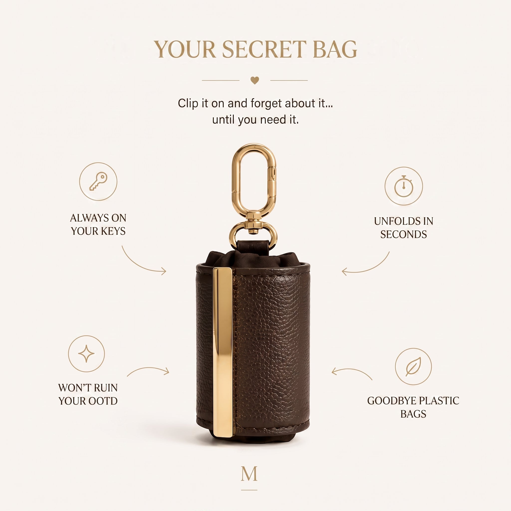 Transformable Bag – Stylish Vegan Leather Tote & Keychain Charm