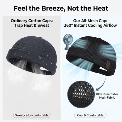 🧢 Everyday Mesh Cap – No Sweat, Just Comfort (Fits Most)